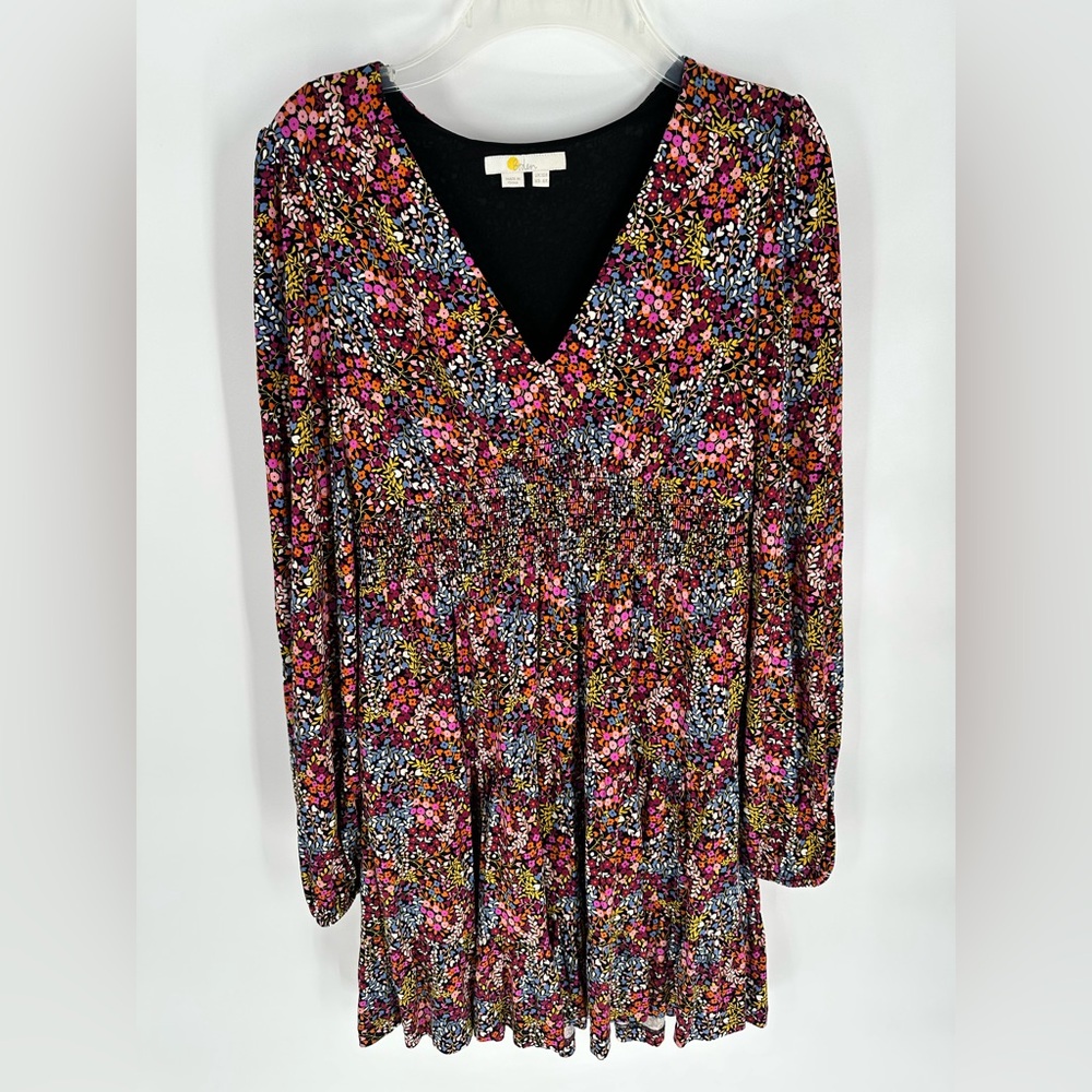 Boden Floral Midi Dress - Multicolor Size 6R